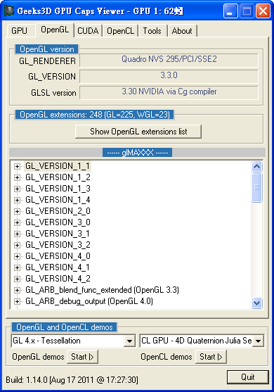 Quadro NVS 295 Quadro NVS 295
