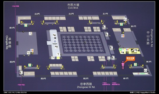 台北車站1F平面圖 (Taipei Main Station Plan)