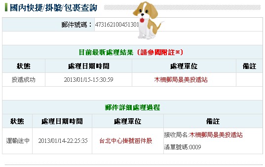 國內快捷掛號包裹查詢 (1)
