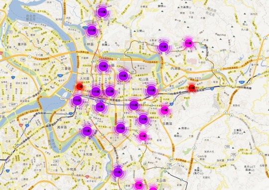 實價登錄地圖 - 台北市 店面2