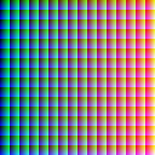 產生色彩空間 Create Color Space