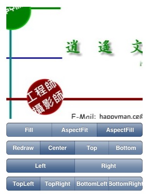 UIImageView contentMode center