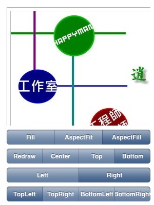 UIImageView contentMode topleft