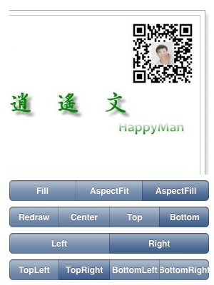 UIImageView contentMode topright