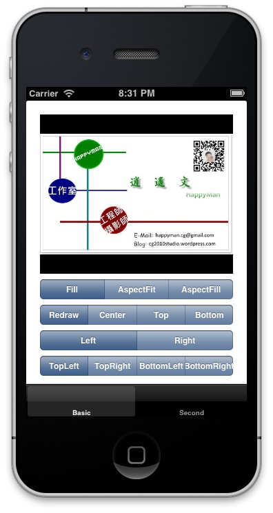 UIImageView contentMode