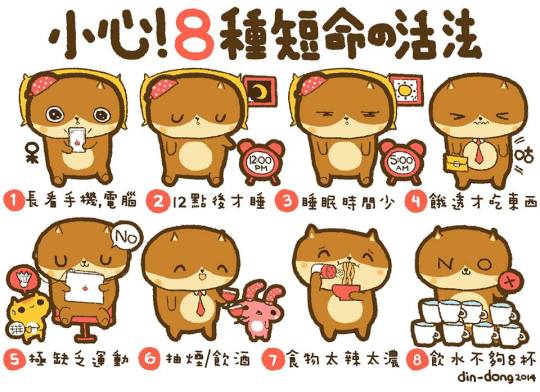 八種會短命的生活方式