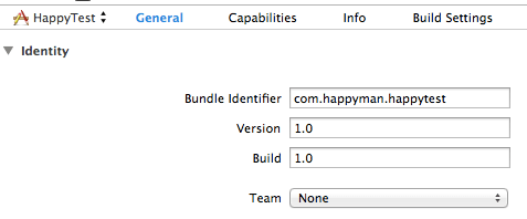 Xcode Bundle ID