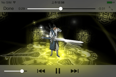 Register observer when player finishes displaying