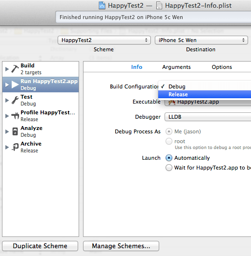 Debug & Release Mode2