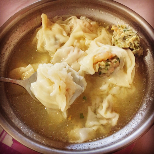 婆婆煮蝦仁餛飩