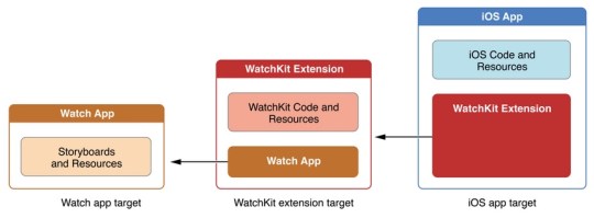 watch app target structure