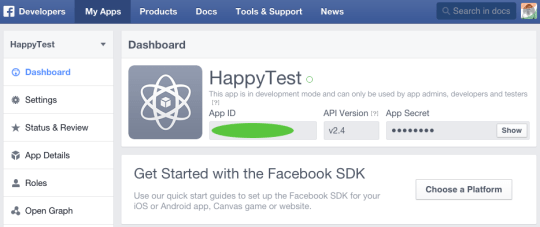 Facebook SDK developer