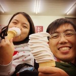 歐付寶吃霜淇淋