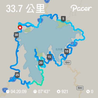騎公路車環日月潭33公里.JPG