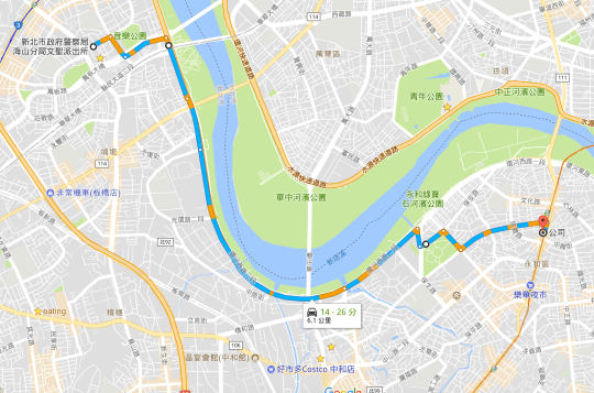 四年來的上班的路線00001