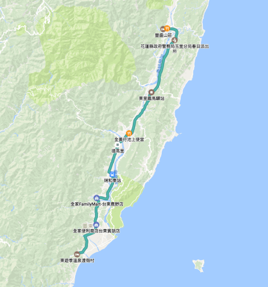 環島行程路徑Google Map00007