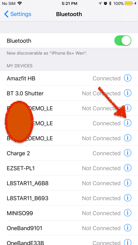 iOS系統藍芽綁定1