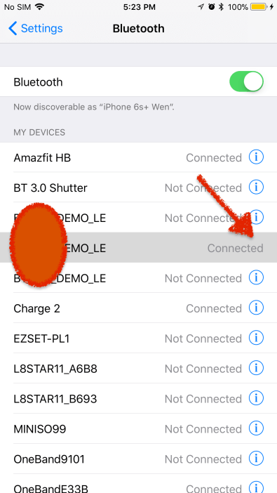 iOS系統藍芽綁定3