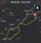 亦禾騎士團上石門水庫破百公里-紀錄圖表1